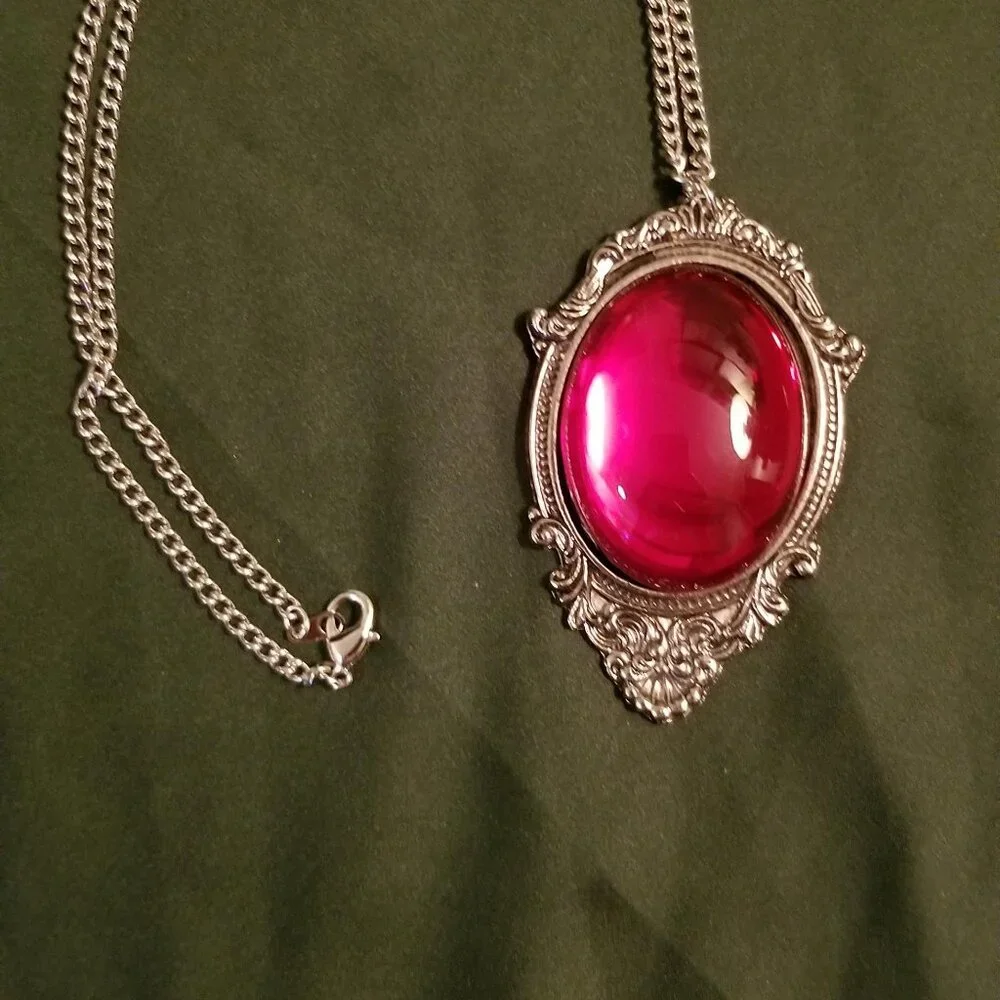 Sterling silver orbit ring and silvertone pendant, NWOT - Picture 4 of 7